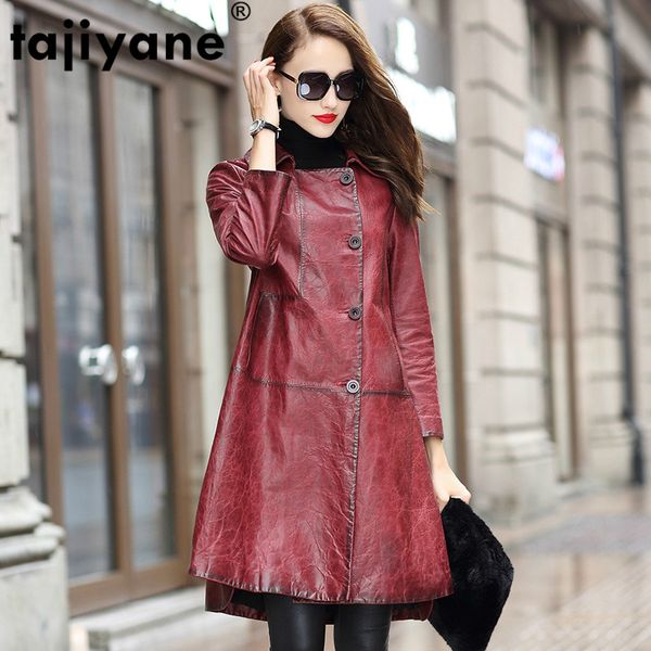 women's leather & faux real genuine jacket spring autumn coat women clothes 2021 korean vintage sheepskin chaqueta mujer bl18t929 zt309, Black
women's leather & faux real genuine jacket spring autumn coat women clothes 2021 korean vintage sheepskin chaqueta mujer bl18t929 zt309, Black