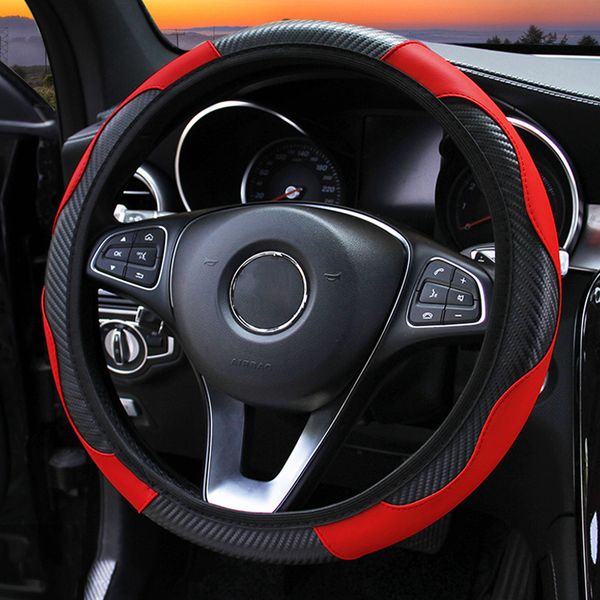 car steering wheel cover breathable anti slip pu steering covers suitable 37-38cm auto wheel protective decoration
car steering wheel cover breathable anti slip pu steering covers suitable 37-38cm auto wheel protective decoration