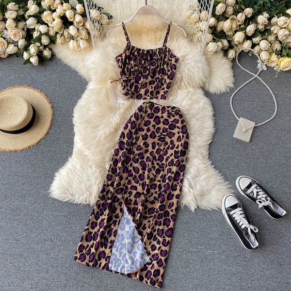 singrain women autumn fashion retro leopard set sleeveless strap short +high waist split long skirt two pieces set x0923, Gray
singrain women autumn fashion retro leopard set sleeveless strap short +high waist split long skirt two pieces set x0923, Gray