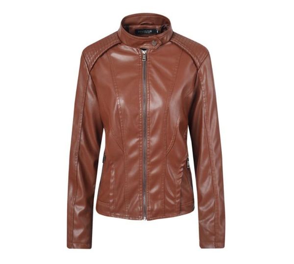 new women faux pu leather jackets women autumn winter elegance outerwear pu leather jackets zipper motorcycle coat, Black
new women faux pu leather jackets women autumn winter elegance outerwear pu leather jackets zipper motorcycle coat, Black