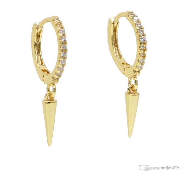 2019 korean style gold filled dangle cone stud earrings for girls women simple cute studs jewelry pave tiny cz punk boys002, Golden;silver
2019 korean style gold filled dangle cone stud earrings for girls women simple cute studs jewelry pave tiny cz punk boys002, Golden;silver