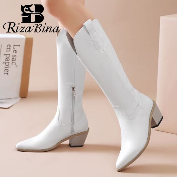 rizabina size 34-46 women knee boots pointed toe zipper high heel winter shoes woman warm long boot vintage lady footwear, Black
rizabina size 34-46 women knee boots pointed toe zipper high heel winter shoes woman warm long boot vintage lady footwear, Black