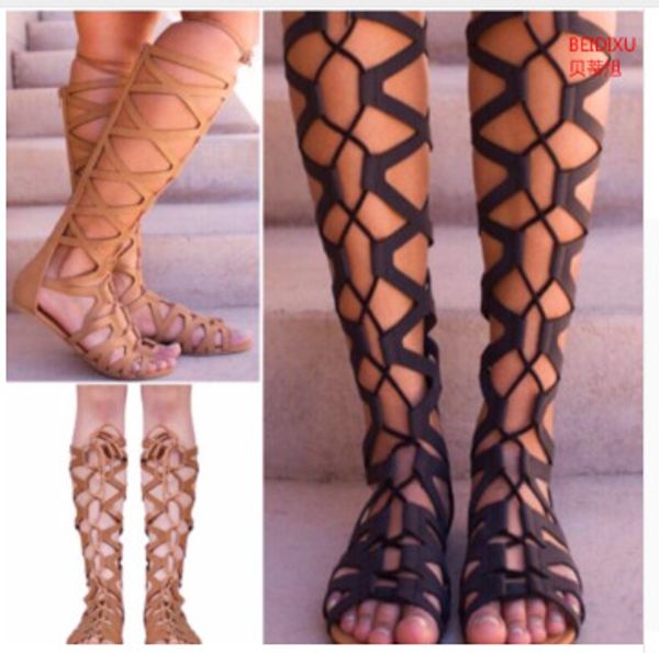 roman gladiator bandage sandals women knee high flat sandalias botas femininas women shoes girls summer hollow ankle boot hjm7, Black
roman gladiator bandage sandals women knee high flat sandalias botas femininas women shoes girls summer hollow ankle boot hjm7, Black