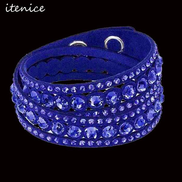 charm bracelets rhinestone leather bracelet handmade with bling wrap drill bangle for girl/women gift, Golden;silver
charm bracelets rhinestone leather bracelet handmade with bling wrap drill bangle for girl/women gift, Golden;silver
