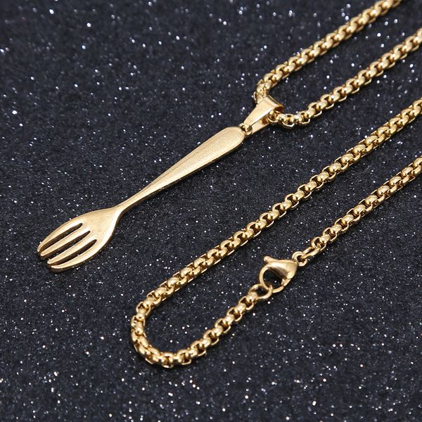 gold tone holiday crown cutlery fork necklace stainless steel charm pendant necklaces vintage jewelry for chef gift, Silver
gold tone holiday crown cutlery fork necklace stainless steel charm pendant necklaces vintage jewelry for chef gift, Silver