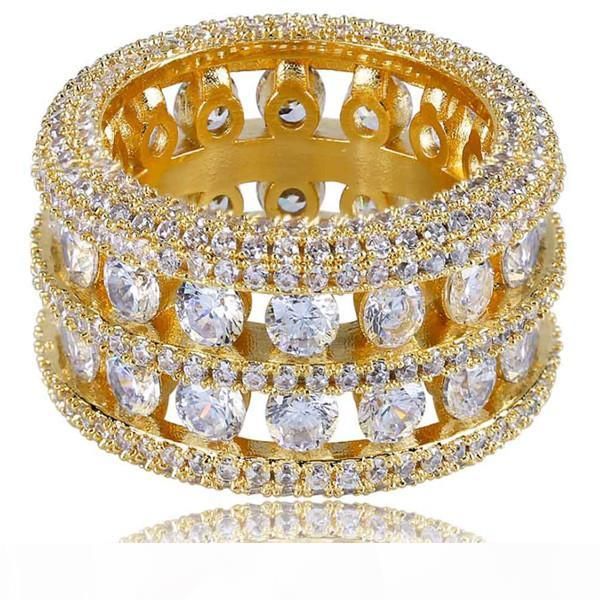 mens hip hop iced out rings new fashion gold wedding ring jewelry simulation diamond ring, Silver
mens hip hop iced out rings new fashion gold wedding ring jewelry simulation diamond ring, Silver