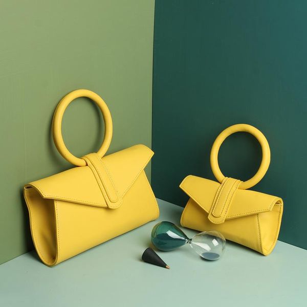 design envelope bag ladies ring candy color handbag ladies fashion yellow one-shoulder wild diagonal small waist bag gift 1072
design envelope bag ladies ring candy color handbag ladies fashion yellow one-shoulder wild diagonal small waist bag gift 1072