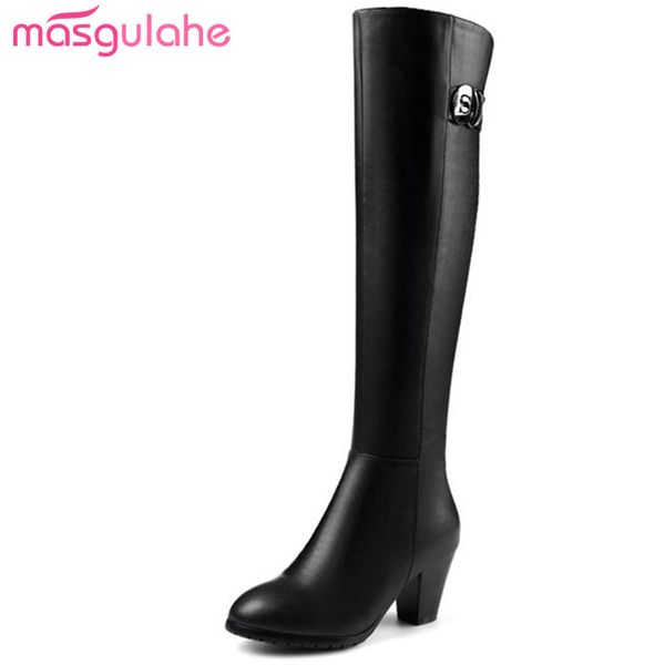 masgulahe over the knee boots female round toe genuine leather boots woman zipper winter womens shoes large size 34-42, Black
masgulahe over the knee boots female round toe genuine leather boots woman zipper winter womens shoes large size 34-42, Black
