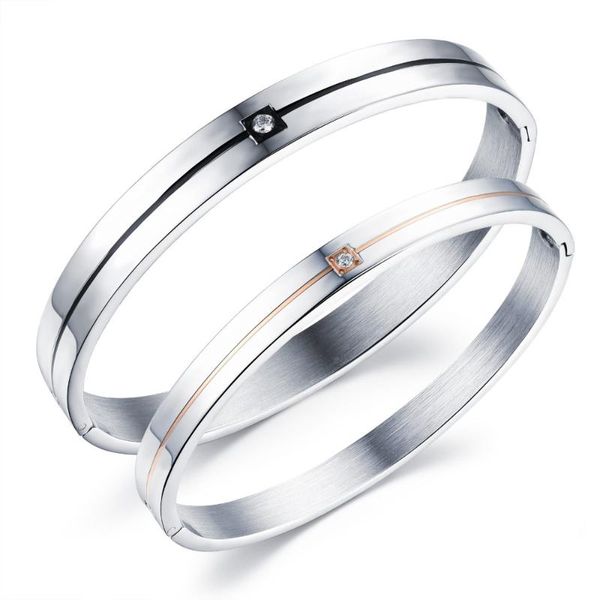 couple stainless steel bracelet custom engraved fashion cubic zirconia retro jewelry bracelet popular accessories 3-gh809, Black
couple stainless steel bracelet custom engraved fashion cubic zirconia retro jewelry bracelet popular accessories 3-gh809, Black