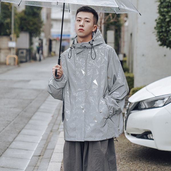 men's jackets streetwear reflective hooded for men hip hop loose coats 2021 autumn man casual jacket coat male clothes, Black;brown
men's jackets streetwear reflective hooded for men hip hop loose coats 2021 autumn man casual jacket coat male clothes, Black;brown