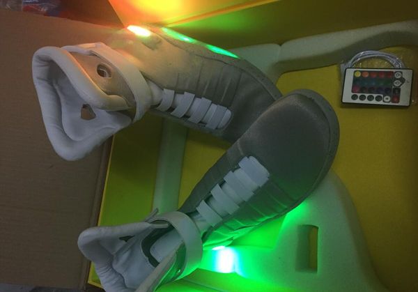 2020 led shoes back to the future glow in the dark gray shoes with box quality, Black
2020 led shoes back to the future glow in the dark gray shoes with box quality, Black