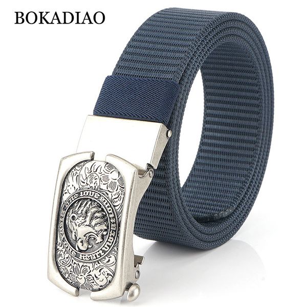 bokadiao men&women nylon belt metal automatic buckle canvas belts outdoor sports casual jeans waistband army male strap, Black;brown
bokadiao men&women nylon belt metal automatic buckle canvas belts outdoor sports casual jeans waistband army male strap, Black;brown