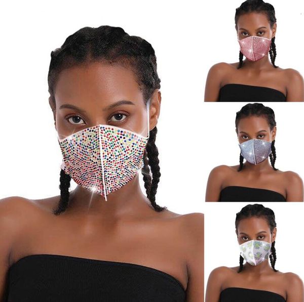 flash diamond rhinestones face mask sequins mouth cover mask fashion bling bling protective pm2.5 dustproof washable reuse masks
flash diamond rhinestones face mask sequins mouth cover mask fashion bling bling protective pm2.5 dustproof washable reuse masks