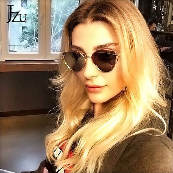 jzu cat глаза марк дизайнер зеркало flat rose gold vintage металлических светоотражающие солнечные очки женщины женщина óculos gafas 72mq, White;black
jzu cat глаза марк дизайнер зеркало flat rose gold vintage металлических светоотражающие солнечные очки женщины женщина óculos gafas 72mq, White;black