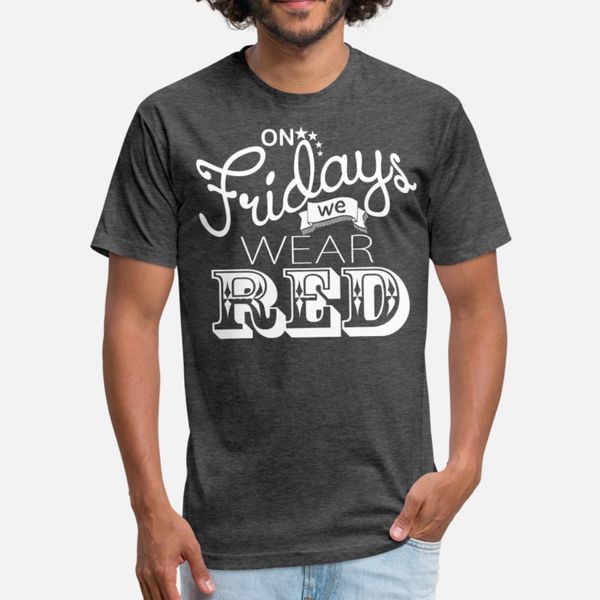 on fridays we wear red t shirt men printing short sleeve round collar clothing cute authentic summer standard shirt
on fridays we wear red t shirt men printing short sleeve round collar clothing cute authentic summer standard shirt