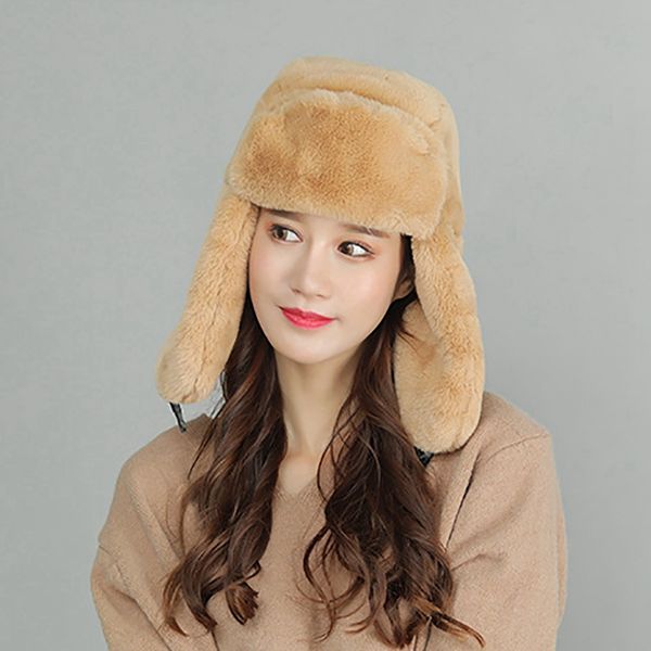bomber hat women thick velvet windproof cold-proof cap outdoor winter cycling skiing apparel accessories stylish, Blue;gray
bomber hat women thick velvet windproof cold-proof cap outdoor winter cycling skiing apparel accessories stylish, Blue;gray