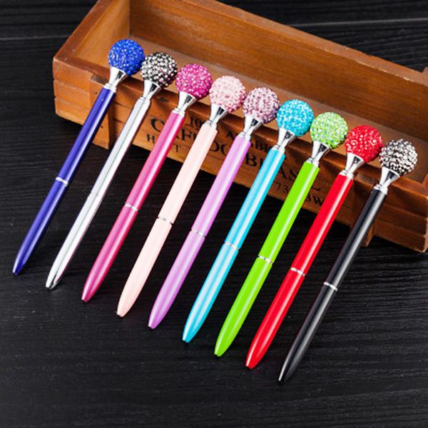 ballpoint pens 50 pcs luxury pen 1.0mm blue refill round colored diamonds metal material beautiful student stationery gift, Blue;orange
ballpoint pens 50 pcs luxury pen 1.0mm blue refill round colored diamonds metal material beautiful student stationery gift, Blue;orange