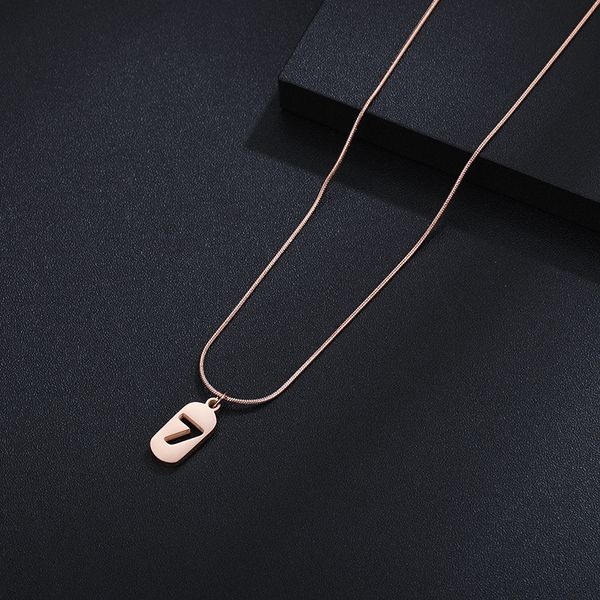 trendy lucky 7 necklaces for women rose gold necklace female gifts jewelry with stainless steel length adjustable snake chain, Silver
trendy lucky 7 necklaces for women rose gold necklace female gifts jewelry with stainless steel length adjustable snake chain, Silver