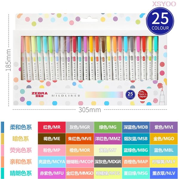 zebra 25color set double-headed highlighter marker mildliner color pastel colors student painting graffiti mark art supplies, Black;red
zebra 25color set double-headed highlighter marker mildliner color pastel colors student painting graffiti mark art supplies, Black;red