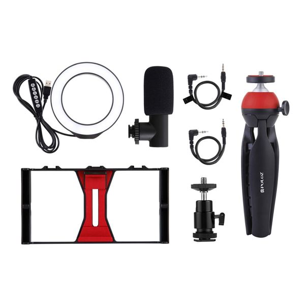 ring light handheld light smartphone video rig & phone video stabilizer for smartphone makeup self-portrait shooting with 3 shoe mount
ring light handheld light smartphone video rig & phone video stabilizer for smartphone makeup self-portrait shooting with 3 shoe mount