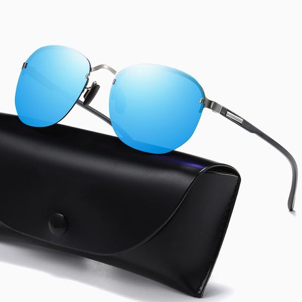 sunglasses women's women polarized rimless round sun glasses coating mirror tr legs oculos eyewear accessories for men, White;black
sunglasses women's women polarized rimless round sun glasses coating mirror tr legs oculos eyewear accessories for men, White;black