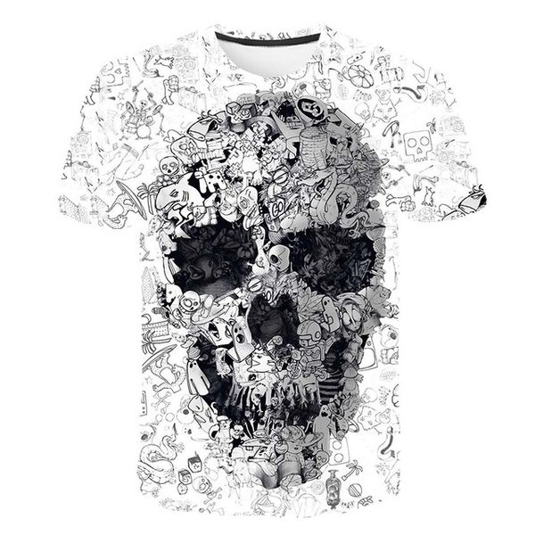 anime animal cool skull clown summer male 3d print shirts funny plus size humor men clothing
anime animal cool skull clown summer male 3d print shirts funny plus size humor men clothing