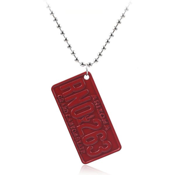 feimeng jewelry the fast and the furious 8 necklace red license plate pendant necklace for men fashion cool accessories, Silver
feimeng jewelry the fast and the furious 8 necklace red license plate pendant necklace for men fashion cool accessories, Silver