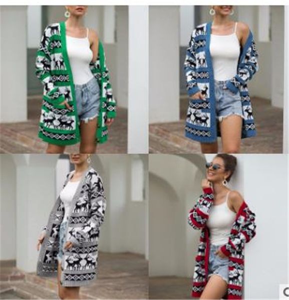 dropshipping autumn winter ladies designer knitted coat christmas wapiti pattern printed single breasted sweater plus size women clothes, White;black
dropshipping autumn winter ladies designer knitted coat christmas wapiti pattern printed single breasted sweater plus size women clothes, White;black