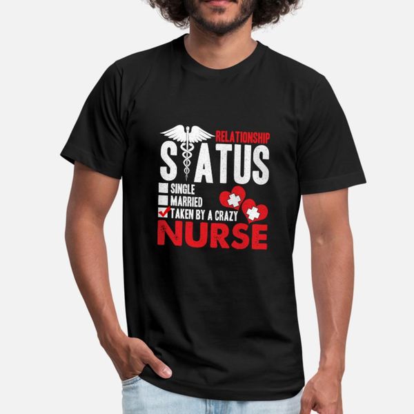 relationship status taken by a crazy nurse funny t shirt men create 100% cotton s-3xl slim crazy new fashion summer style trend shirt
relationship status taken by a crazy nurse funny t shirt men create 100% cotton s-3xl slim crazy new fashion summer style trend shirt
