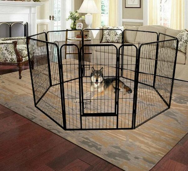 us stock wholesale large indoor metal puppy dog run fence / iron pet dog playpen w24101525
us stock wholesale large indoor metal puppy dog run fence / iron pet dog playpen w24101525