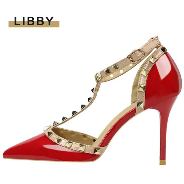 2020 new women nude pumps summer fashion rivets pointed toe wedding party red high heeled shoes woman sandals zapatos mujer, Black
2020 new women nude pumps summer fashion rivets pointed toe wedding party red high heeled shoes woman sandals zapatos mujer, Black