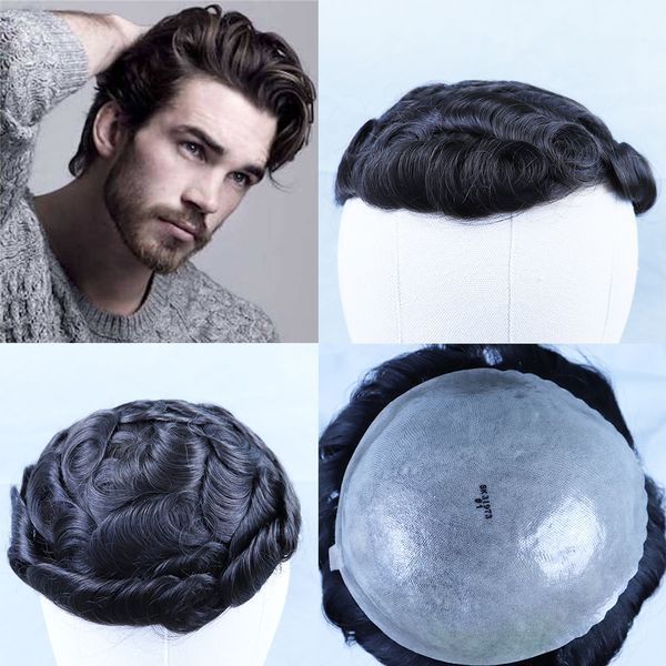 natural black men's toupee brazilian remy human hair toupee for men 8x10 full skin pu hair replacement system 6
natural black men's toupee brazilian remy human hair toupee for men 8x10 full skin pu hair replacement system 6