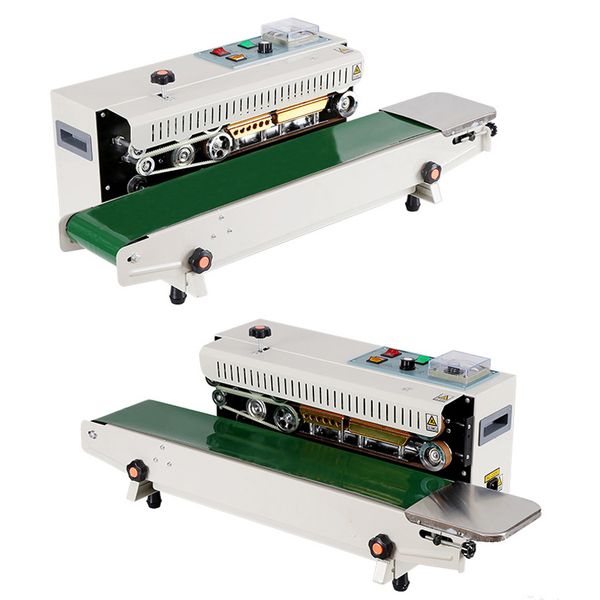 automatic heat sealing machine continuous band sealer with conveyor