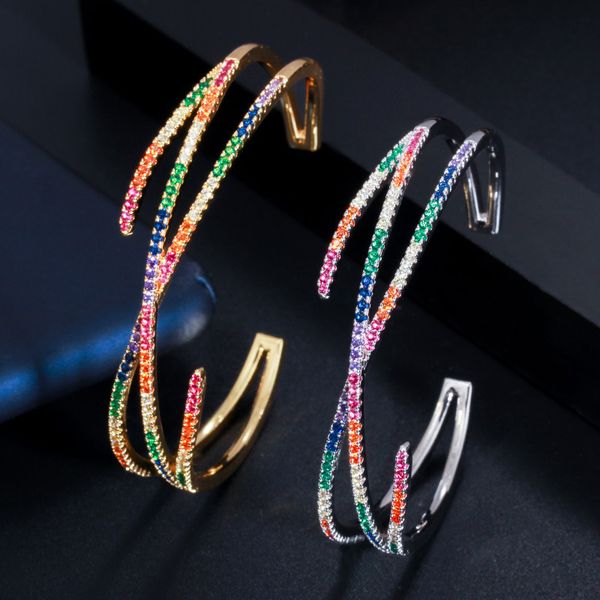 new luxury open bracelets colorful crystal cross fashion elegant women's/girl's bracelets & bangles gift for ladies, Black
new luxury open bracelets colorful crystal cross fashion elegant women's/girl's bracelets & bangles gift for ladies, Black