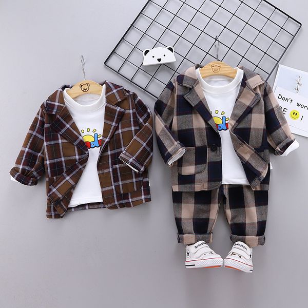 fashion boy lapel single-breasted plaid clothing suit baby autumn casual cartoon kids gentleman suit, Pink;blue
fashion boy lapel single-breasted plaid clothing suit baby autumn casual cartoon kids gentleman suit, Pink;blue