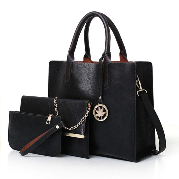 3pcs women's bag set bag fashion pu leather ladies handbag solid color messenger shoulder wallet bags for women new 2020
3pcs women's bag set bag fashion pu leather ladies handbag solid color messenger shoulder wallet bags for women new 2020