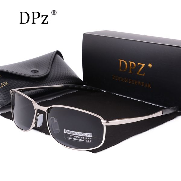 dpz brand designer men male sunglasses polarized eyewear small lenes rays driving women sun glasses goggles uv400, White;black