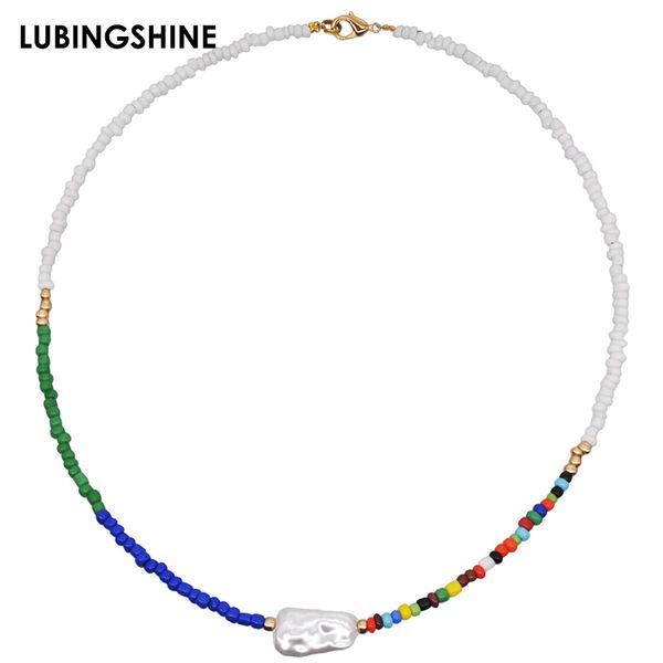 bohemian irregular geometric pearl pendant necklace handmade color beads clavicle chain short necklace beach jewelry for women, Silver
bohemian irregular geometric pearl pendant necklace handmade color beads clavicle chain short necklace beach jewelry for women, Silver