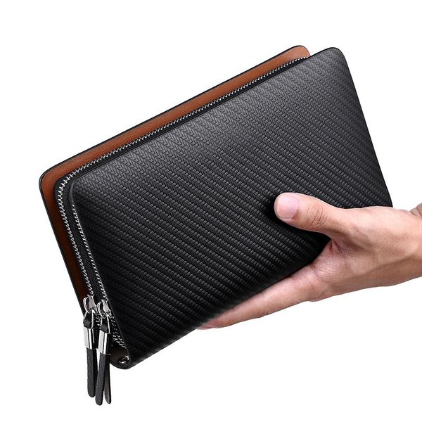 laimall fashion luxury business solid double zipper handbag long men bag long wallet men's long zipper leisure business envelope grab b, Red;black
laimall fashion luxury business solid double zipper handbag long men bag long wallet men's long zipper leisure business envelope grab b, Red;black