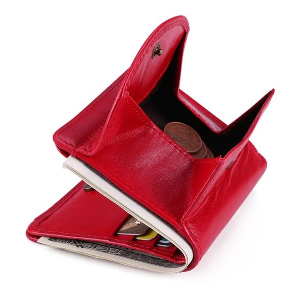 new cow leather women wallet fashion coin purse for girls female small portomonee lady perse money bag card holder mini clutch, Red;black
new cow leather women wallet fashion coin purse for girls female small portomonee lady perse money bag card holder mini clutch, Red;black