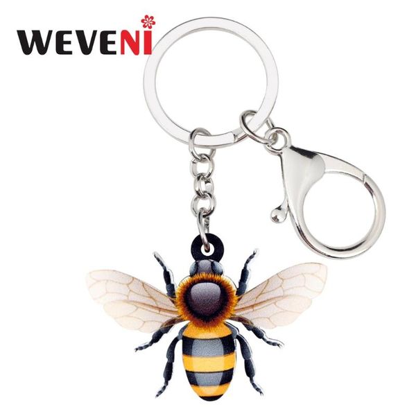 weveni acrylic cute flying honey bee insect key chains keychains bag cartoon animal jewelry for women girls teens bag charms, Silver
weveni acrylic cute flying honey bee insect key chains keychains bag cartoon animal jewelry for women girls teens bag charms, Silver