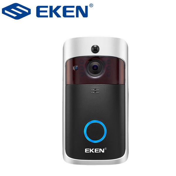 wifi video doorbell v5 smart phone door ring intercom camera bell