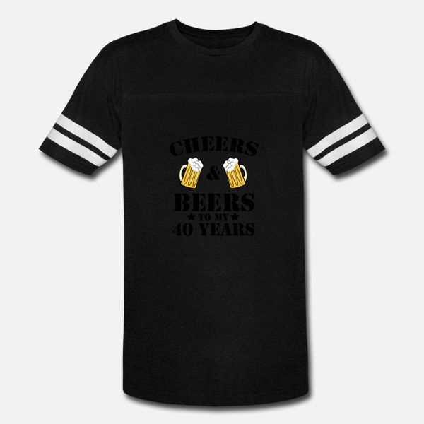 funny cheers & beers to 40th birthday beer t shirt men character 100% cotton o neck original interesting fashion summer letters shirt
funny cheers & beers to 40th birthday beer t shirt men character 100% cotton o neck original interesting fashion summer letters shirt