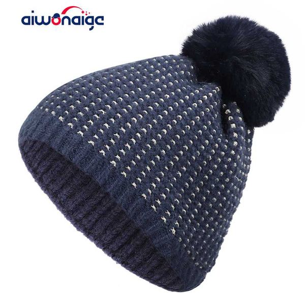 2020 solid color pom-pom ladies knit hat silver silk fur pom-poms women hat winter warm cotton ski warm ladies mask peas, Blue;gray
2020 solid color pom-pom ladies knit hat silver silk fur pom-poms women hat winter warm cotton ski warm ladies mask peas, Blue;gray