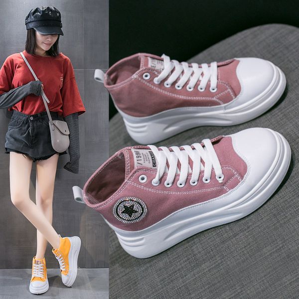 hight-white shoes womens 2020 autumn new korean student canvas shoes womens net red increased casual shoes women, Black
hight-white shoes womens 2020 autumn new korean student canvas shoes womens net red increased casual shoes women, Black