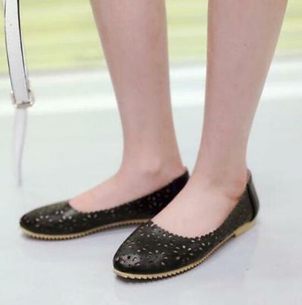 сладкий повседневный женщин плоский каблук лодка мокасины скольжению на выдалбливают цыганская девочка обувь, Black 
сладкий повседневный женщин плоский каблук лодка мокасины скольжению на выдалбливают цыганская девочка обувь, Black