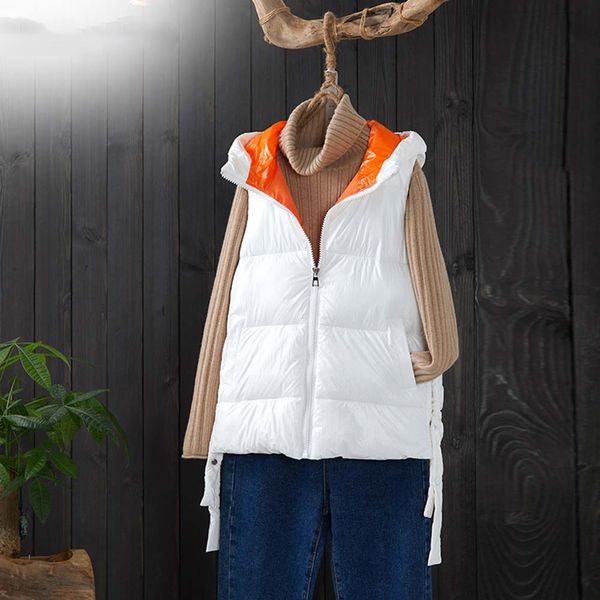 autumn winter vest women waistcoat 2020 female shinny patchwork sleeveless vest jacket hooded warm short vest coat, Black;brown
autumn winter vest women waistcoat 2020 female shinny patchwork sleeveless vest jacket hooded warm short vest coat, Black;brown