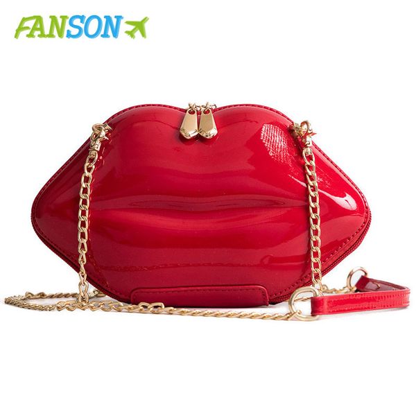 fanson lips shape pvc handbags solid zipper shoulder bag crossbody messenger bag evening party clutches bolsas feminina saco
fanson lips shape pvc handbags solid zipper shoulder bag crossbody messenger bag evening party clutches bolsas feminina saco