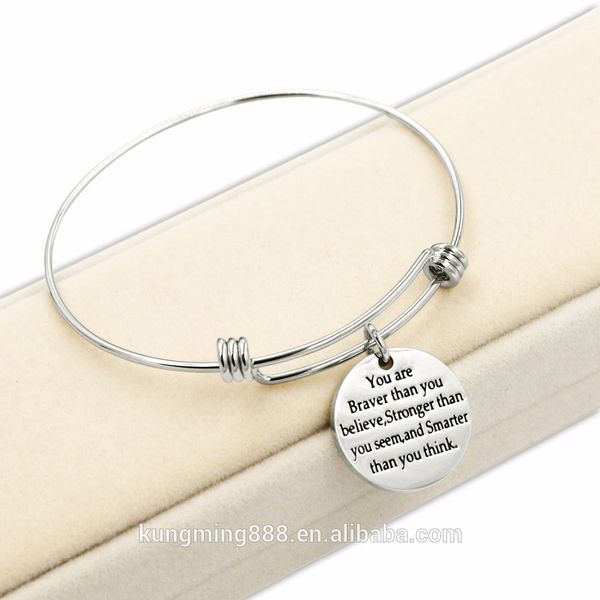 selling fashion jewelry accessories stainless steel customized charms bracelets, Silver
selling fashion jewelry accessories stainless steel customized charms bracelets, Silver