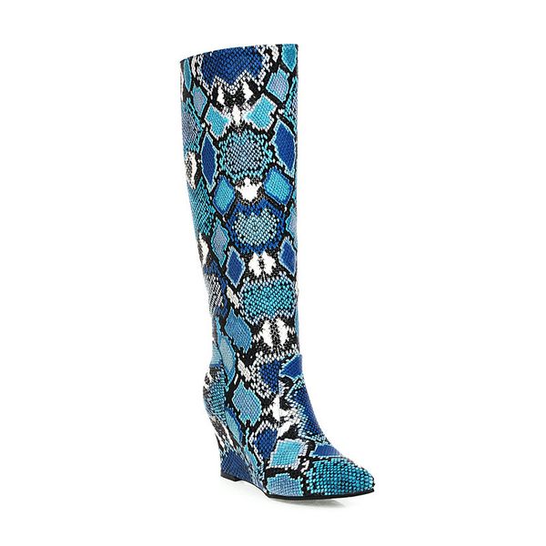 new wedges high heels knee high boots women winter heels boots shoes spring autumn wedding party size 41 42 43, Black
new wedges high heels knee high boots women winter heels boots shoes spring autumn wedding party size 41 42 43, Black
